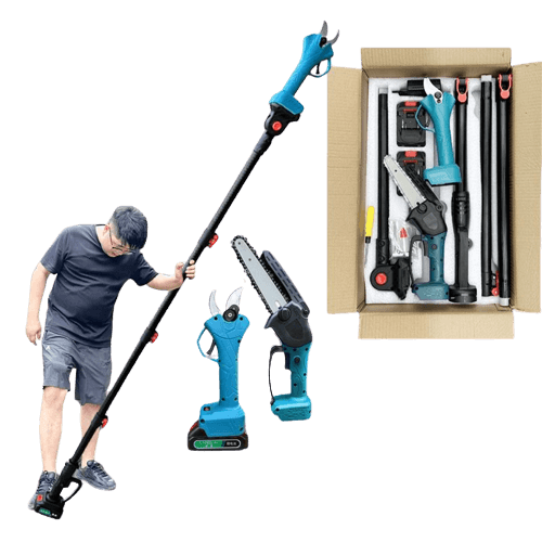 2 in 1 Cordless 8 inch Chainsaw with Pole Saw