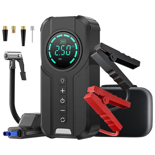 4 in 1 Portable Jump Starter with Air Pump Pro