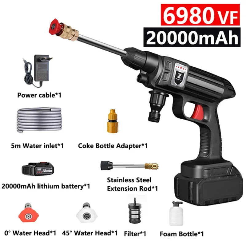 Cordless High Pressure Washer with 2 Batteries